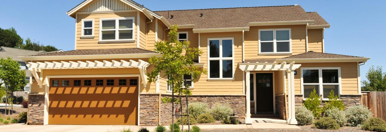 Beautiful Exterior of Multi-Story House